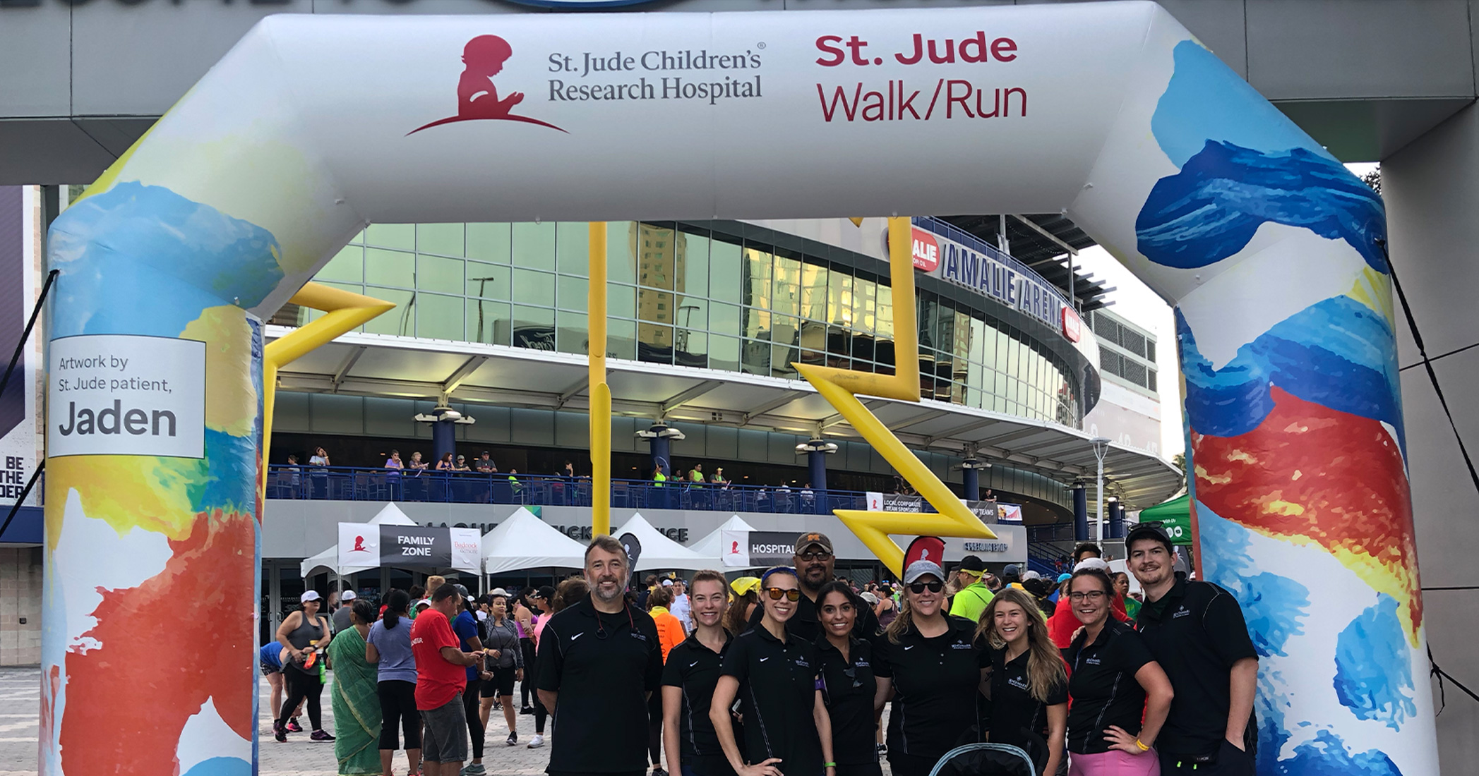 Benchmark International Completed St. Jude 5k Walk/Run for Charity